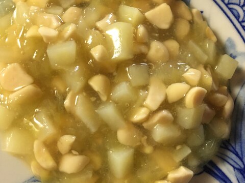 離乳食!納豆ときゃべぽて煮